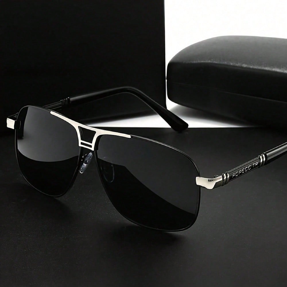 Large Metal Polarized Men And  - مراجعة Fishing Sunglasses Polarized وسعره