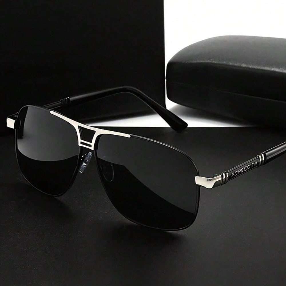 Large Metal Polarized Men And  - مراجعة Fishing Sunglasses Polarized وسعره