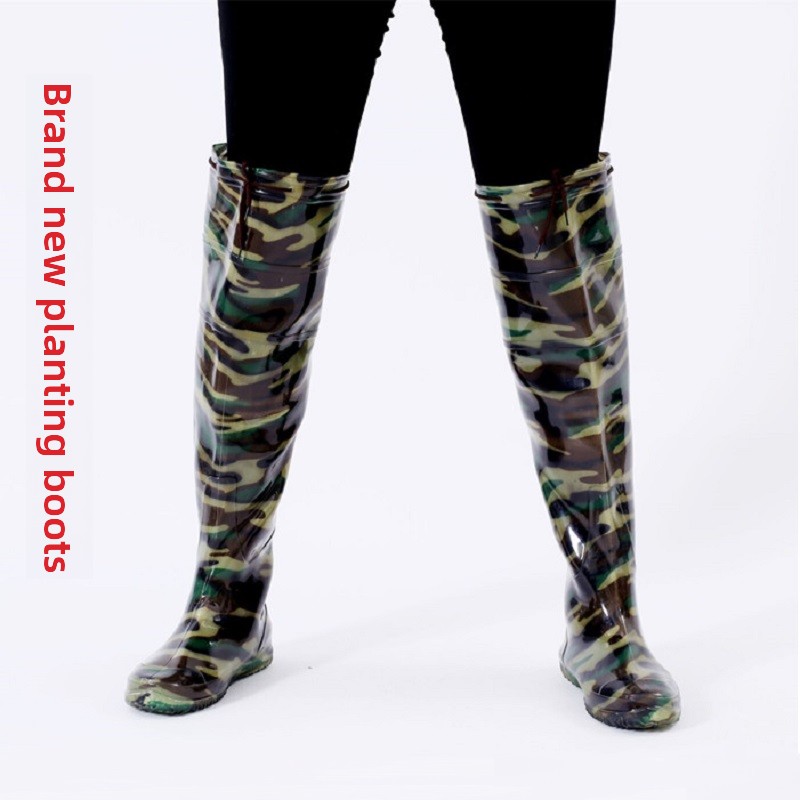 New Men's Long Tube Rain Boots - مراجعة Fishing Boots وسعره