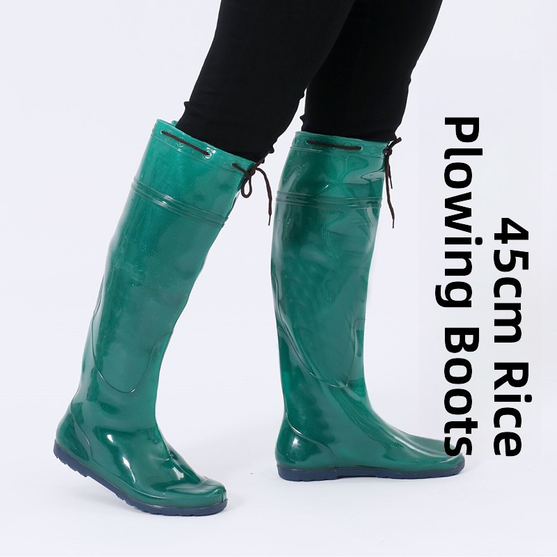 New Men's Long Tube Rain Boots - مراجعة Fishing Boots وسعره