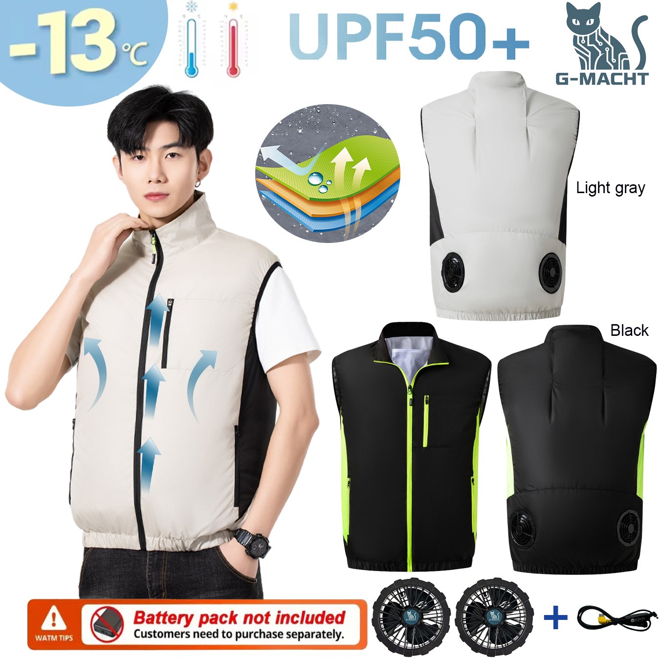 Summer Breathable Wearable Coo - مراجعة Fishing Vest وسعره