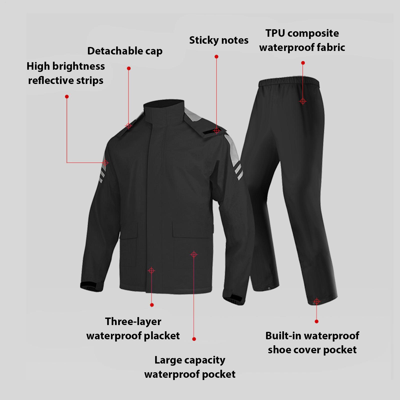 Waterproof Rain Suits for Men  - مراجعة Fishing Rain Suit وسعره