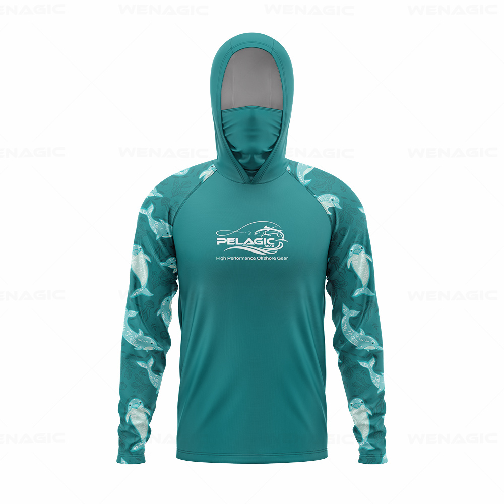 pelagic gear Men Hood Fishing  - مراجعة Fishing Hoodie وسعره