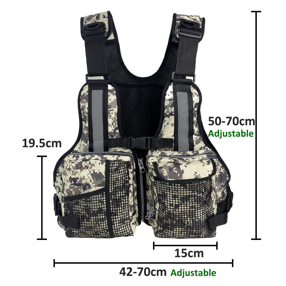 Outdoor Fishing Vest with Mult - مراجعة Fishing Vest وسعره