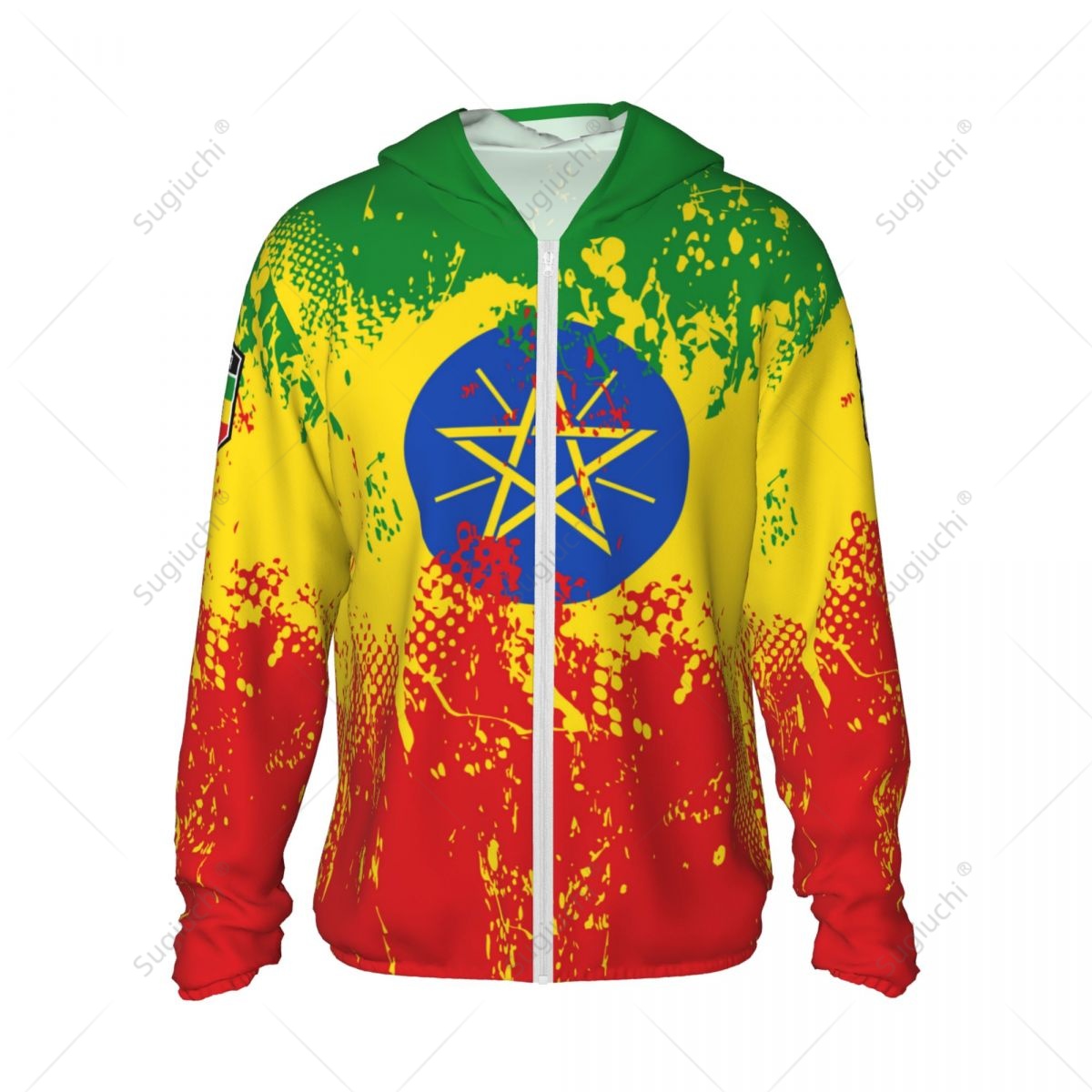 Ethiopia Flag Sun Protection H - مراجعة Fishing Hoodie وسعره