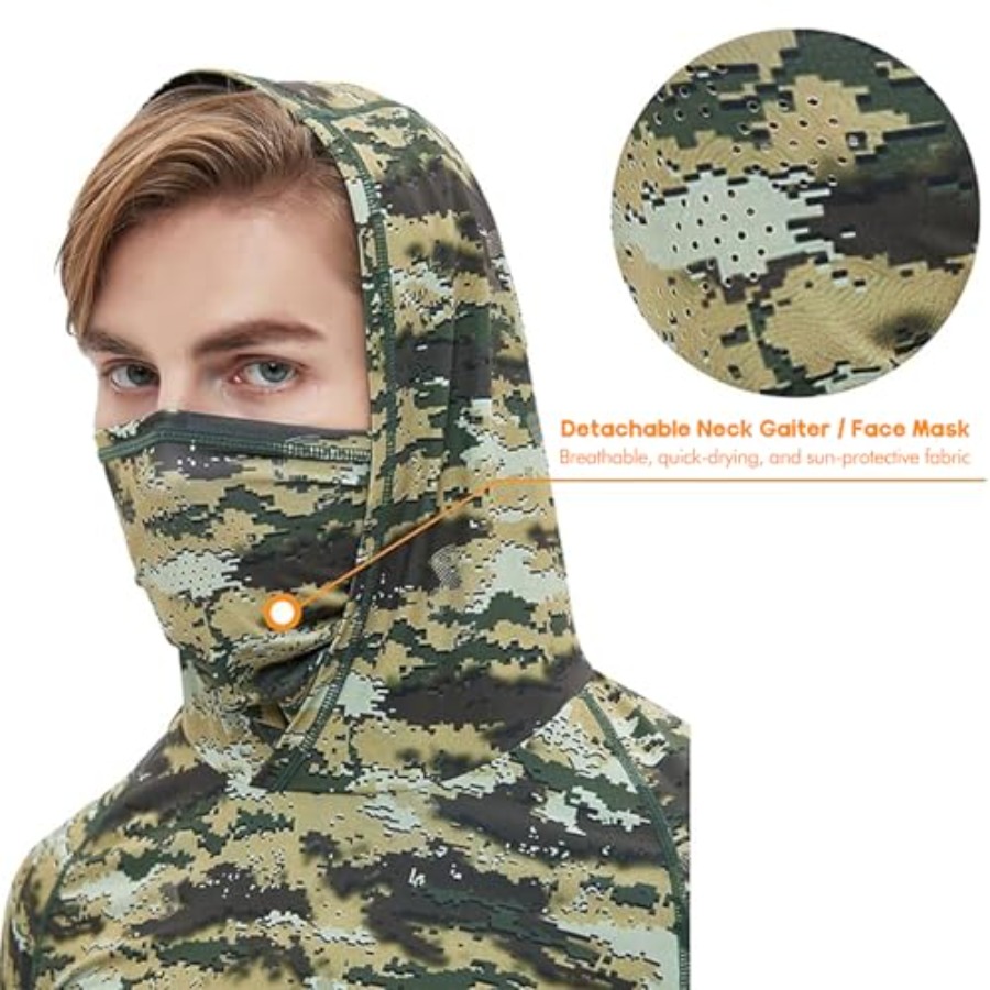 UPF 50+ Fishing Hoodie with Ne - مراجعة Fishing Hoodie وسعره