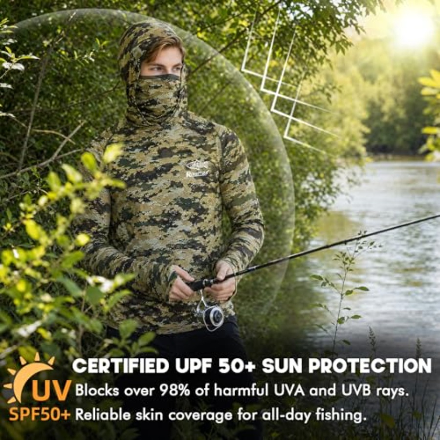 UPF 50+ Fishing Hoodie with Ne - مراجعة Fishing Hoodie وسعره