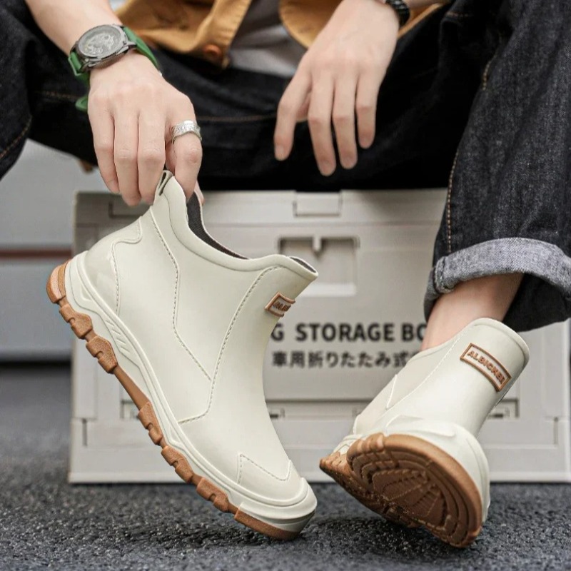 Waterproof Men's Rain Shoes Fa - مراجعة Fishing Socks وسعره