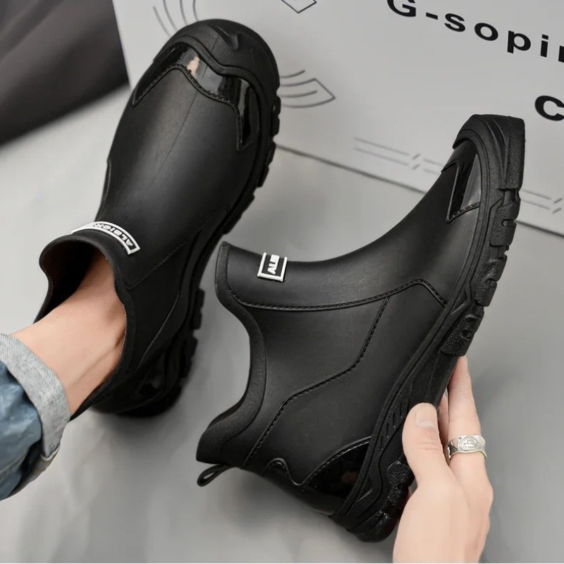 Waterproof Men's Rain Shoes Fa - مراجعة Fishing Socks وسعره