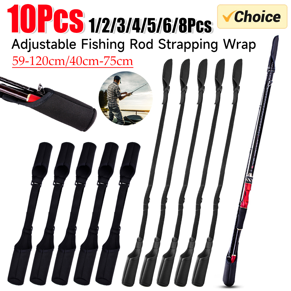 1-10PCS Fishing Rod Socks Srta - مراجعة Fishing Socks وسعره
