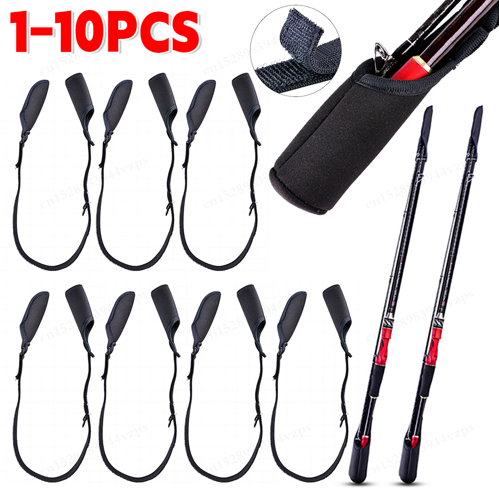 1-10PCS Fishing Rod Socks Srta - مراجعة Fishing Socks وسعره