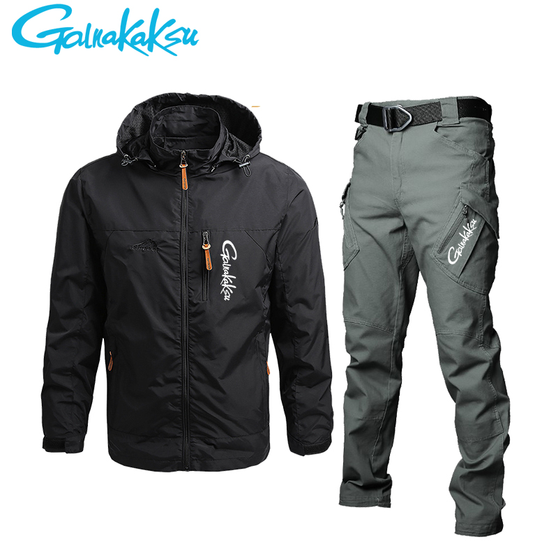 Men's Waterproof Hooded Jacket - مراجعة Fishing Pants Waterproof وسعره