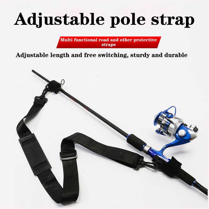 NEW Fishing Rod Carrying Strap - مراجعة Fishing Belt وسعره