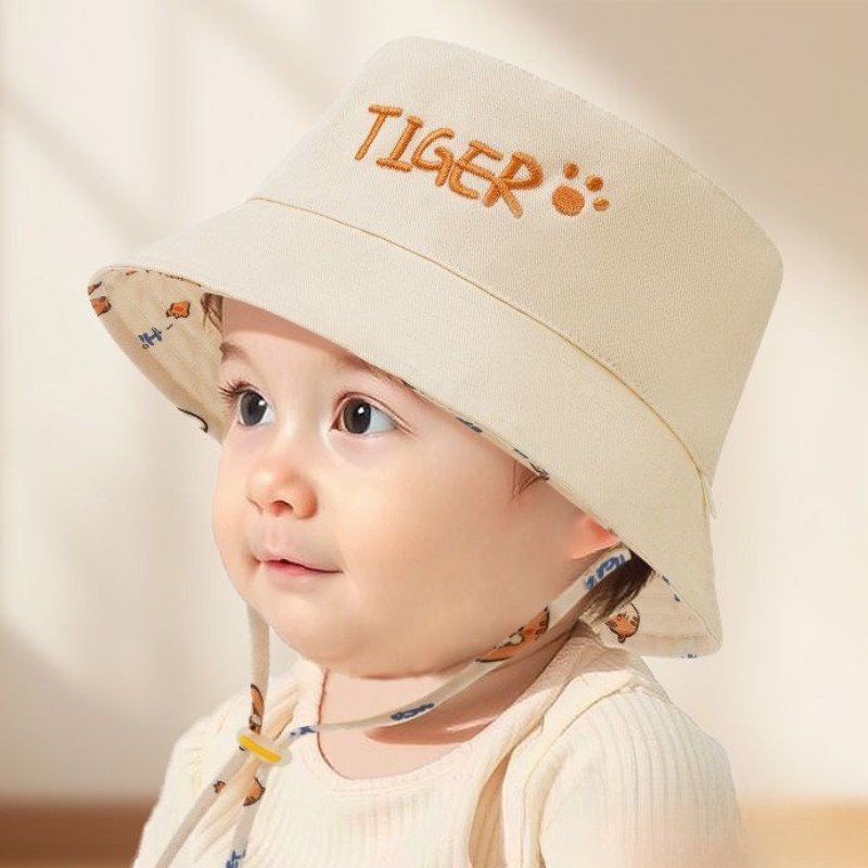 Letter Embroidered Baby Bucket - مراجعة Fishing Hat وسعره