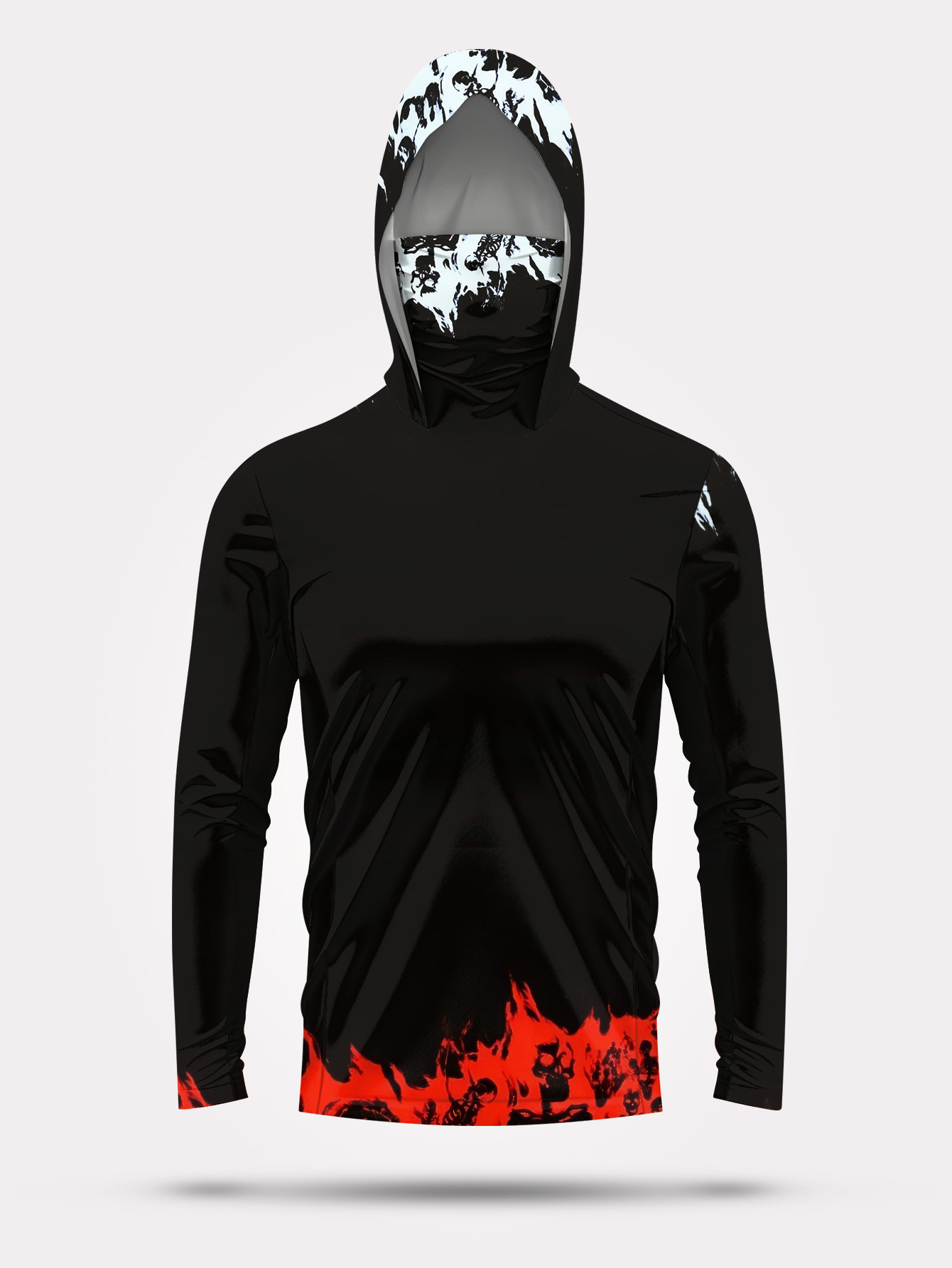 Men Hood Fishing Shirt long sl - مراجعة Fishing Shirt Uv Protection وسعره