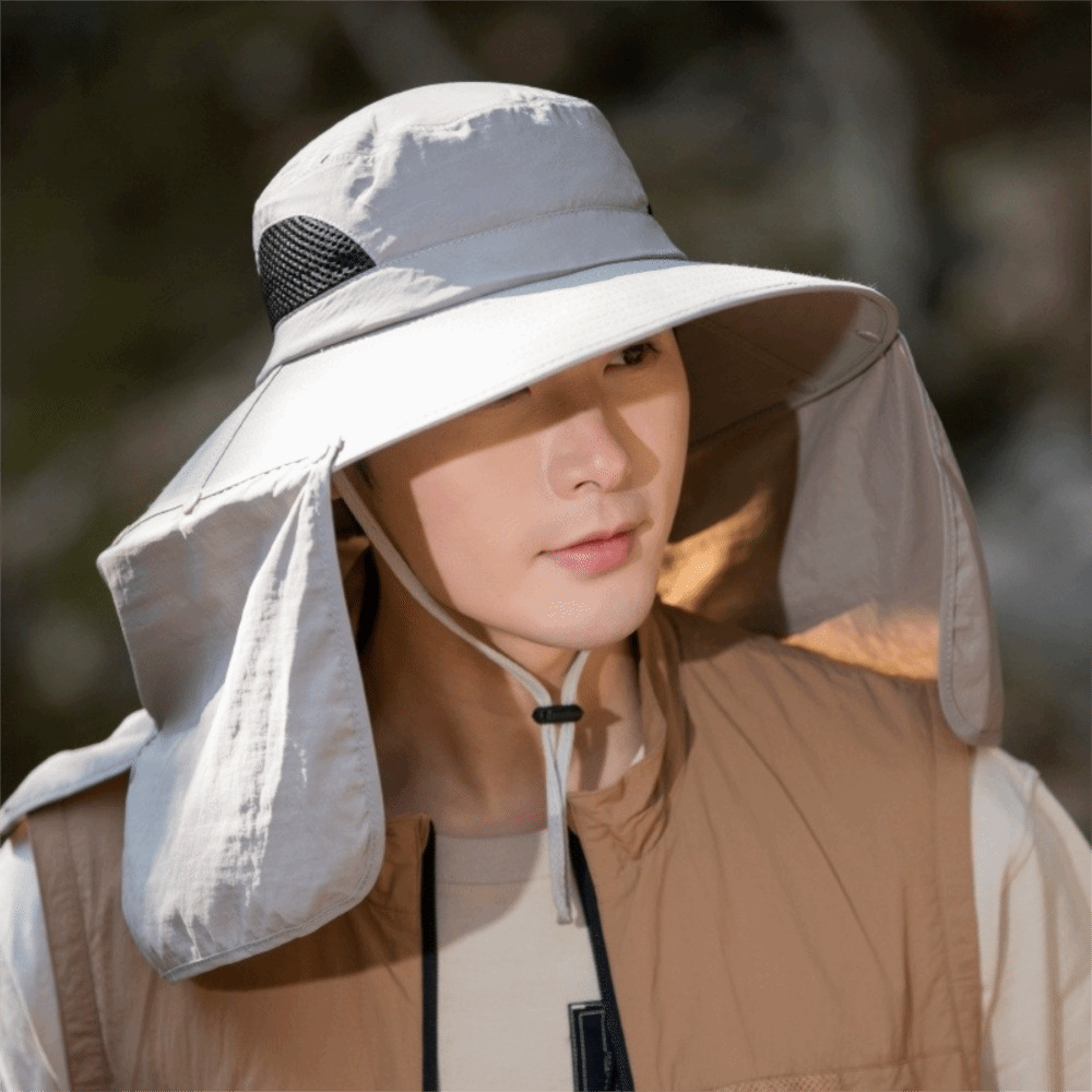 Fashion Cloth Men Sun Hat Big  - مراجعة Fishing Hat وسعره