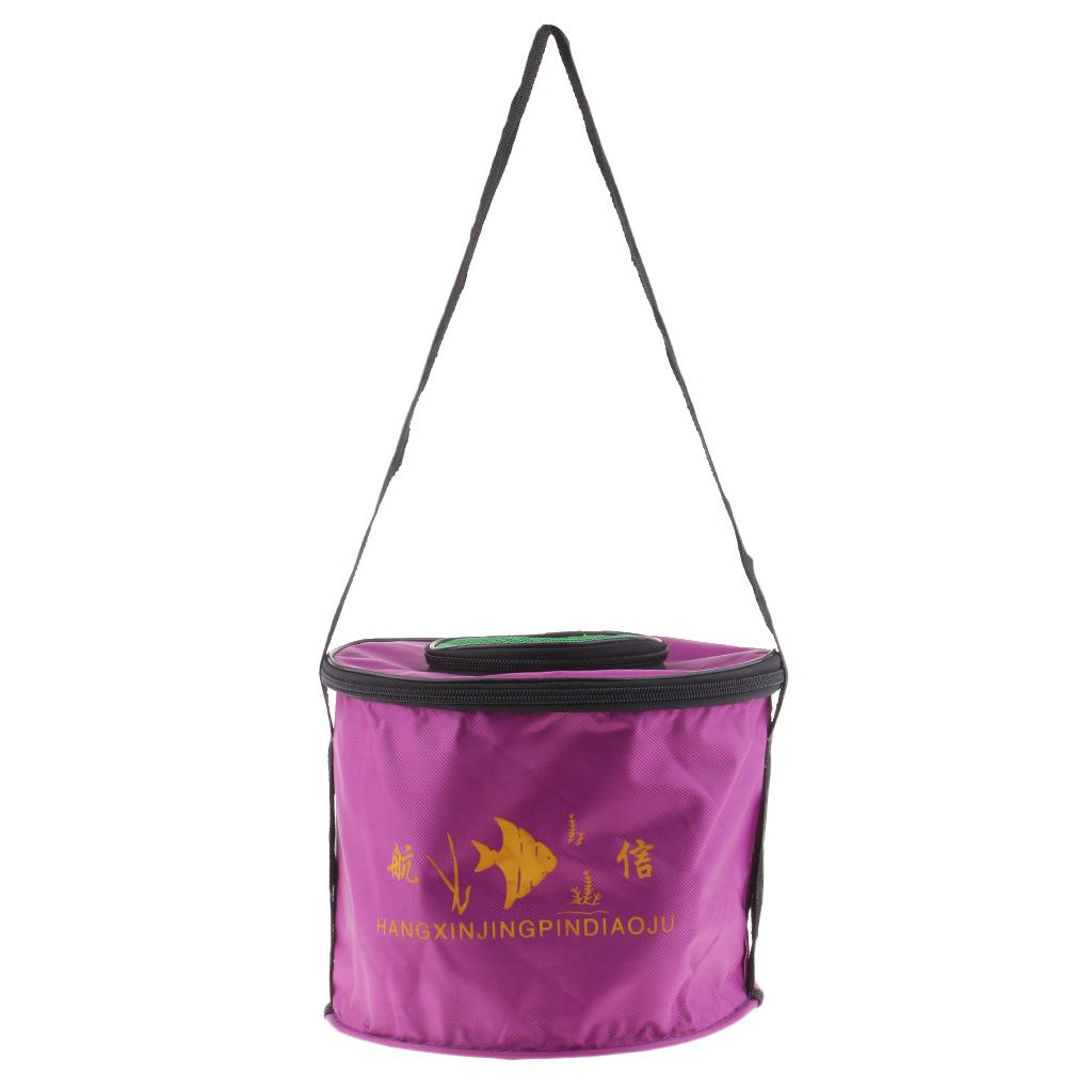 Foldable Fishing Bucket with M - مراجعة Fishing Bag Waterproof وسعره