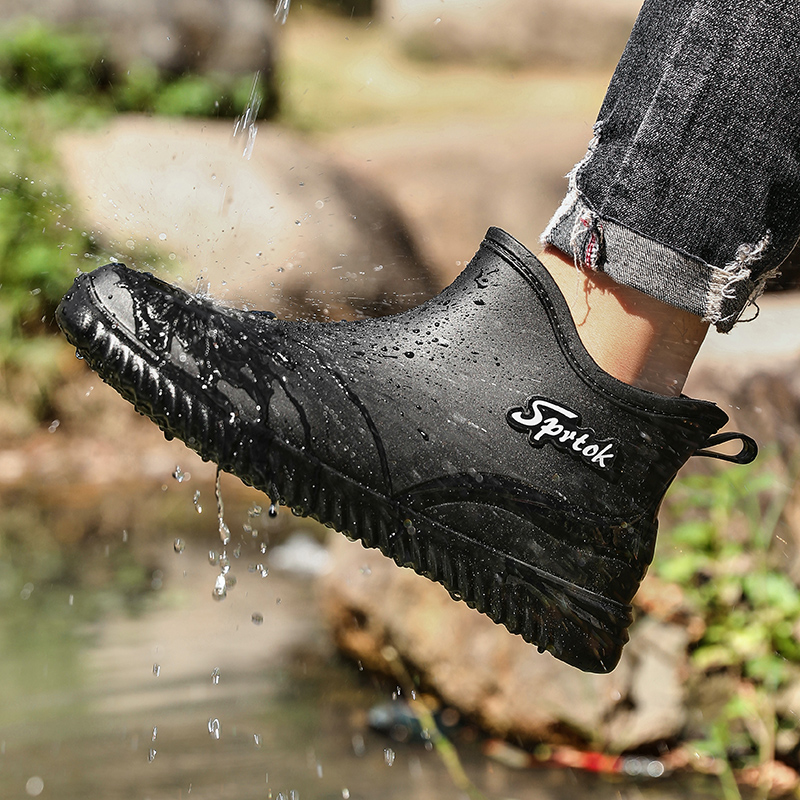 Ankle Rain Boots Integrated Fo - مراجعة Fishing Boots وسعره