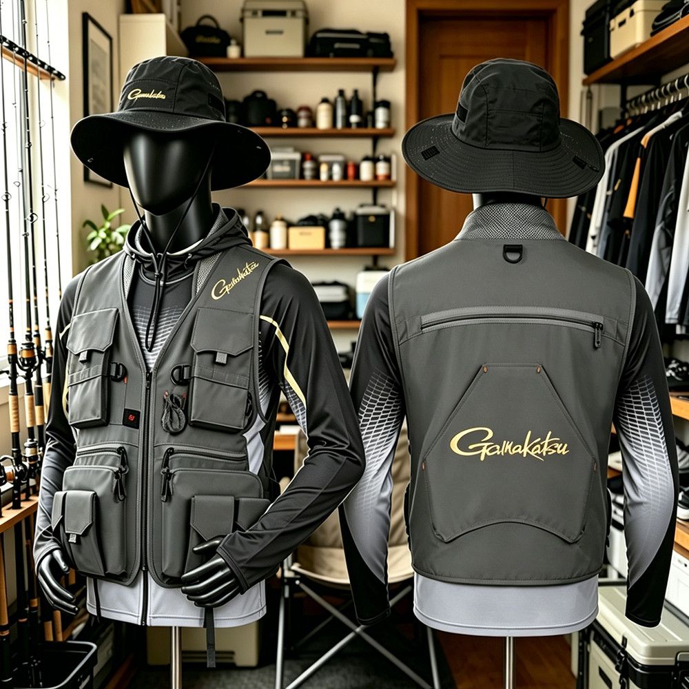 Gamakatsu Men Multi-Pocket Fis - مراجعة Fishing Vest وسعره