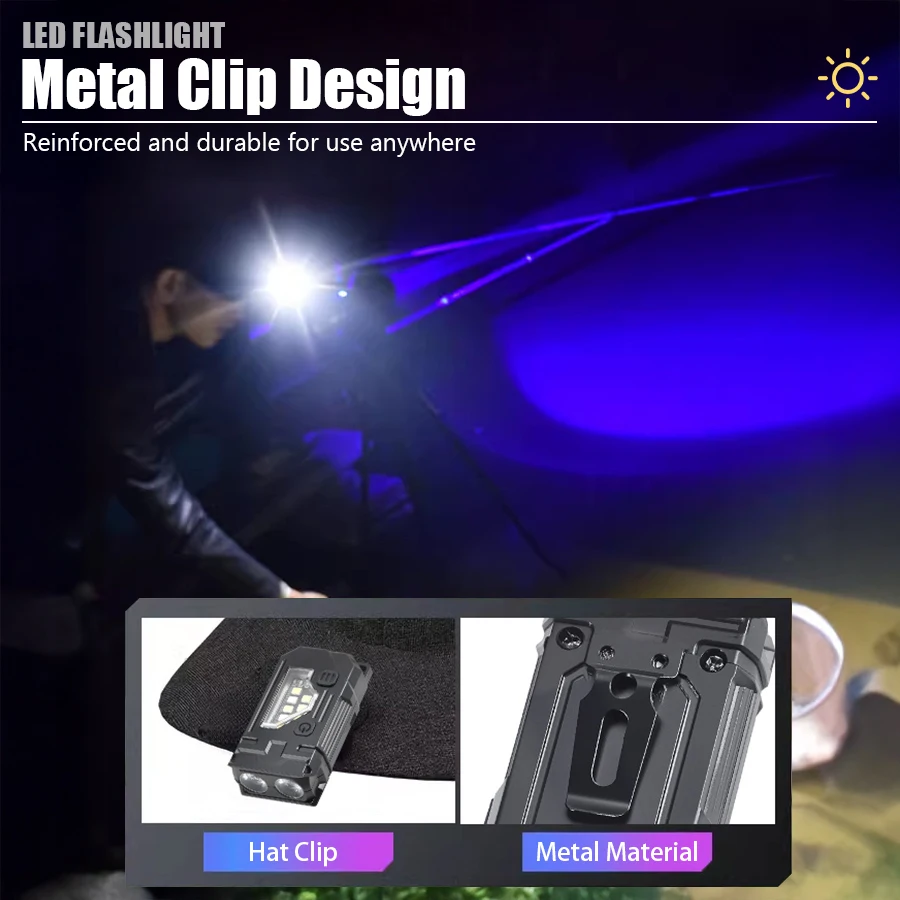 Mini Keychain EDC Flashlight - - مراجعة Fishing Hat وسعره