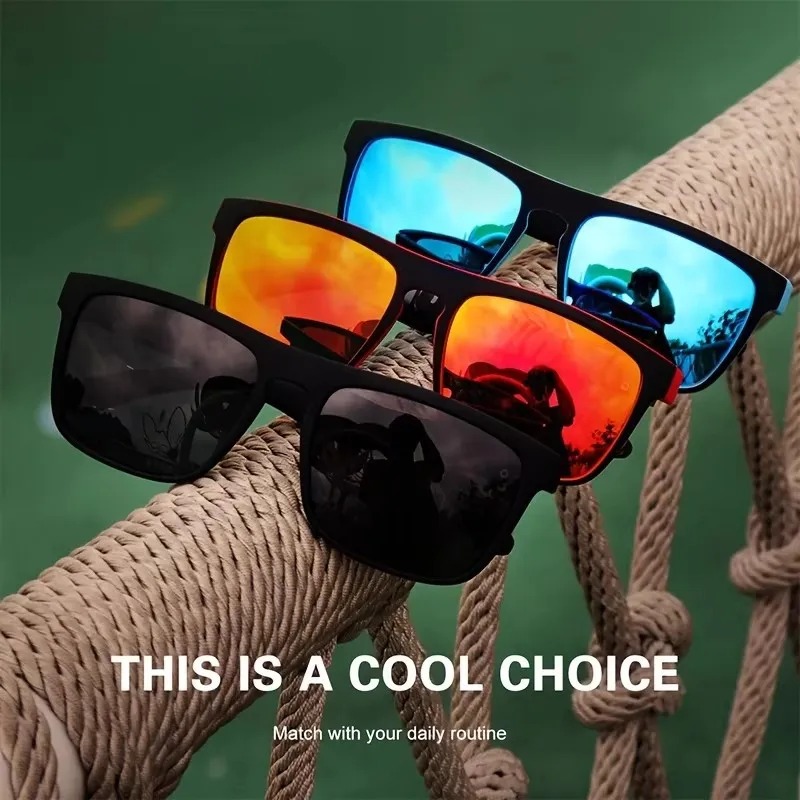 Fashion Vintage Square Polariz - مراجعة Fishing Sunglasses Polarized وسعره