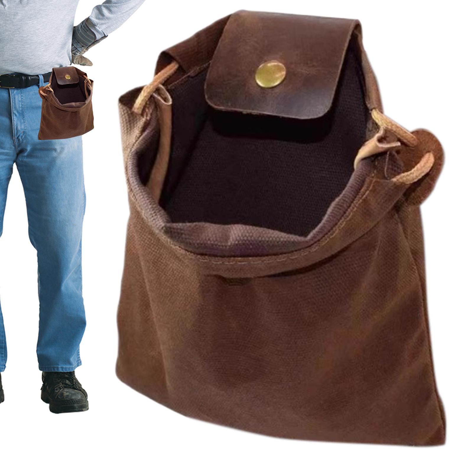 Portable Waxed Dump Pouch Mult - مراجعة Fishing Belt وسعره