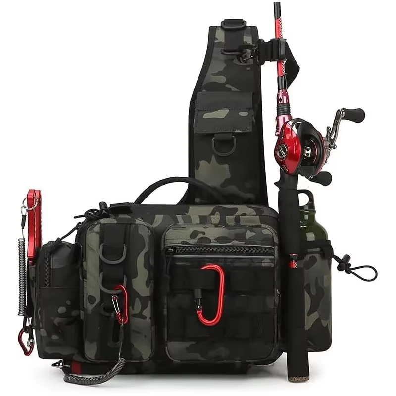 Outdoor Tactical Camping Climb - مراجعة Fishing Backpack وسعره