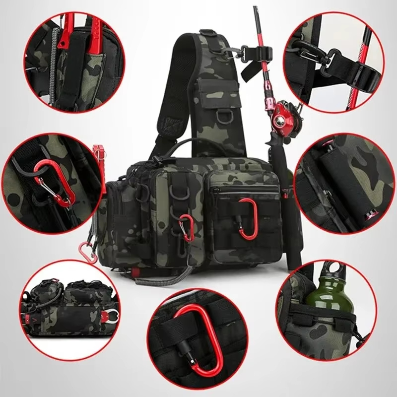 Outdoor Tactical Camping Climb - مراجعة Fishing Backpack وسعره