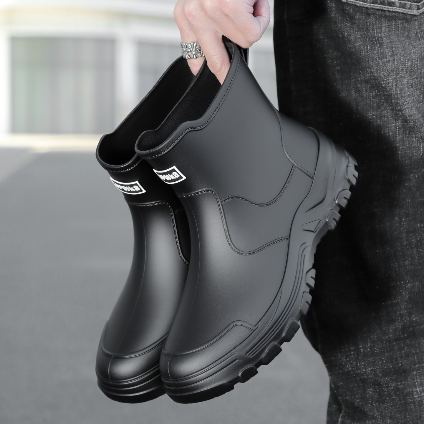 Fashionable new style men's mi - مراجعة Fishing Boots وسعره