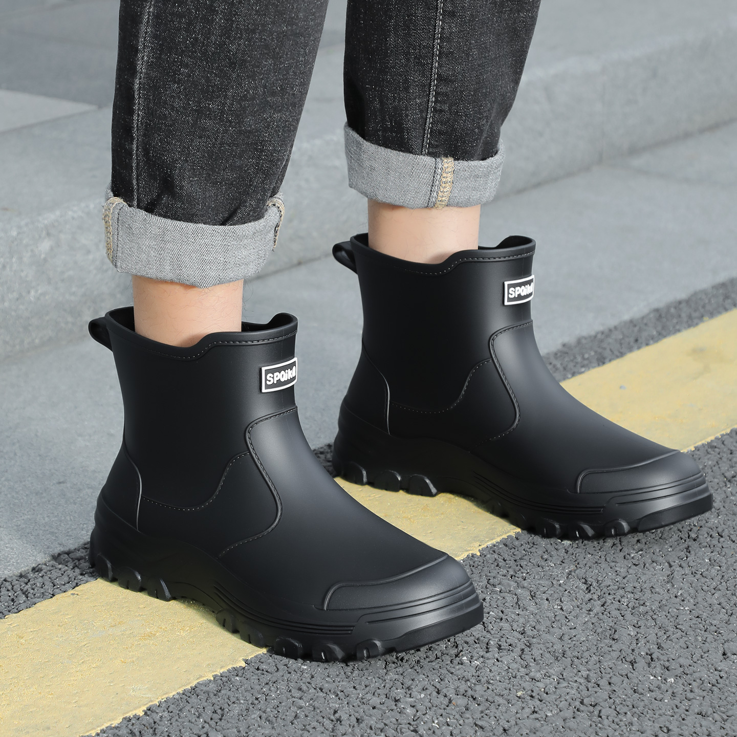 Fashionable new style men's mi - مراجعة Fishing Boots وسعره