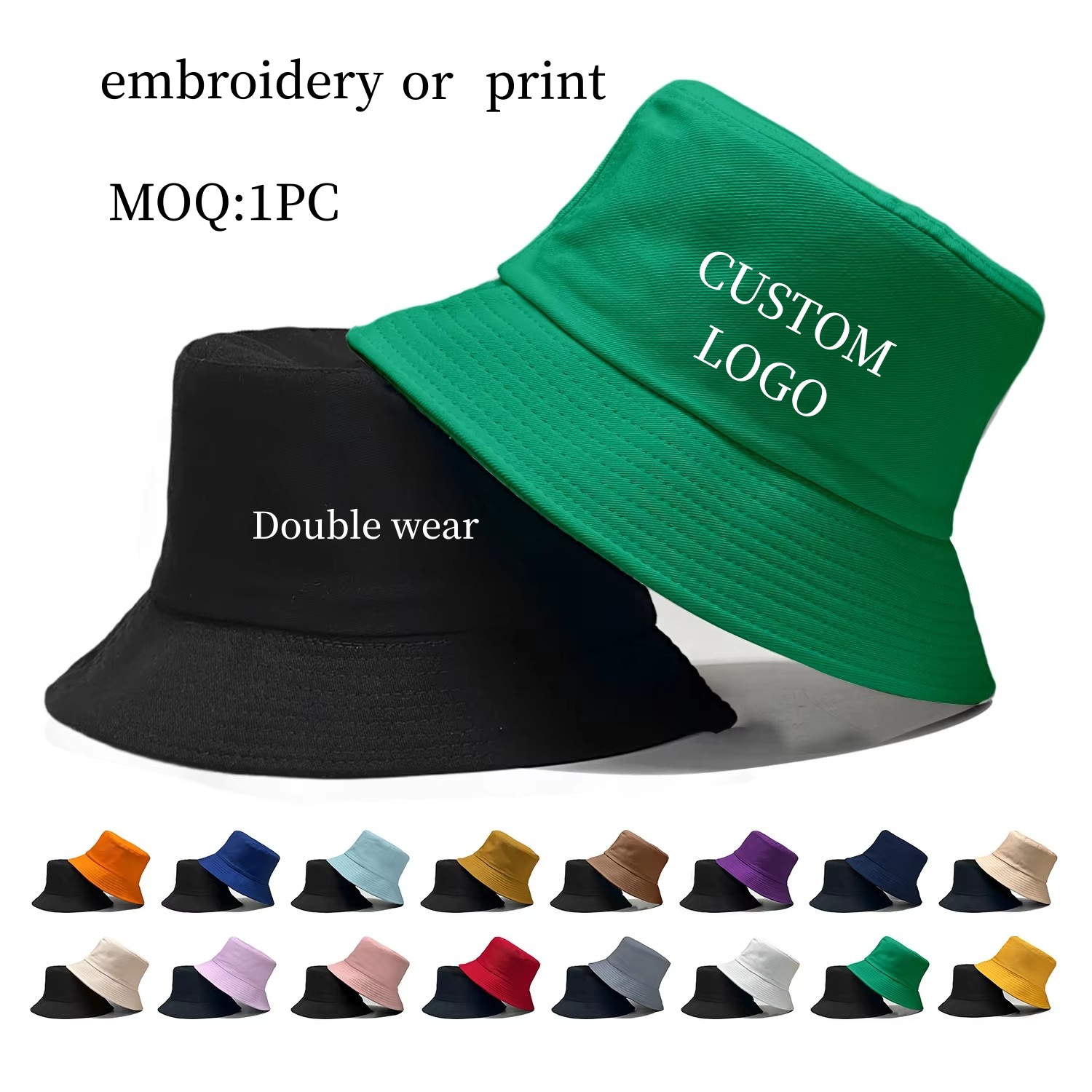 Custom Logo Double Side Fisher - مراجعة Fishing Hat وسعره