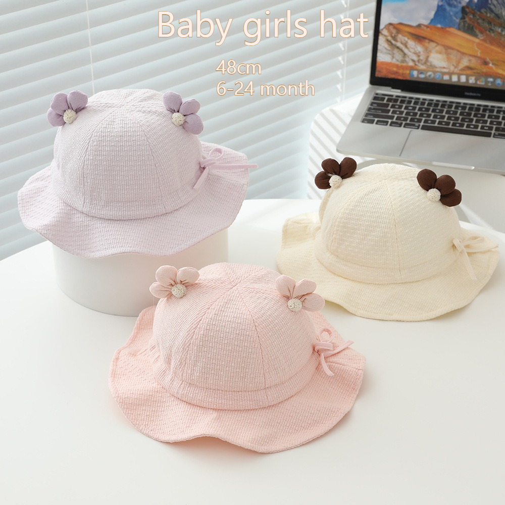 Baby Girls Sun Hat 48cm 6-24 M - مراجعة Fishing Hat وسعره