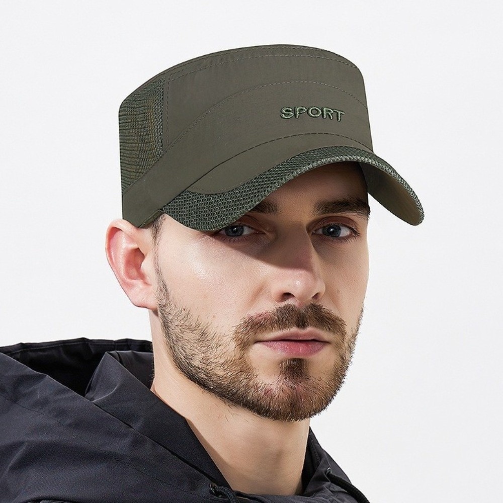 Cool Adjustable Flat Top Cap B - مراجعة Fishing Hat وسعره