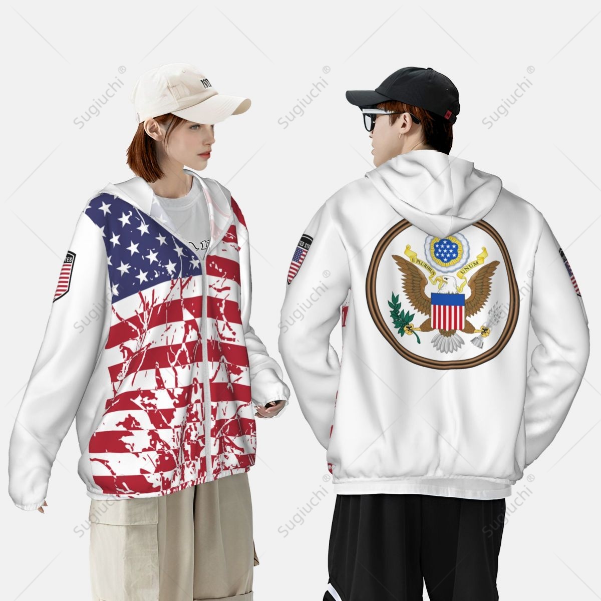 United States Flag Sun Protect - مراجعة Fishing Hoodie وسعره