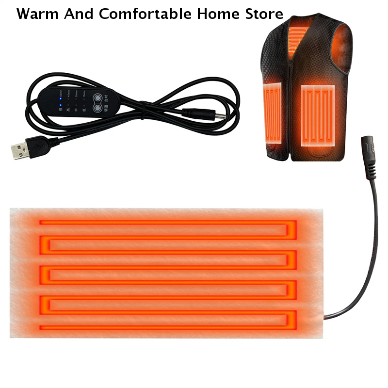 5V USB Warm Paste Pads Fast-He - مراجعة Fishing Vest وسعره