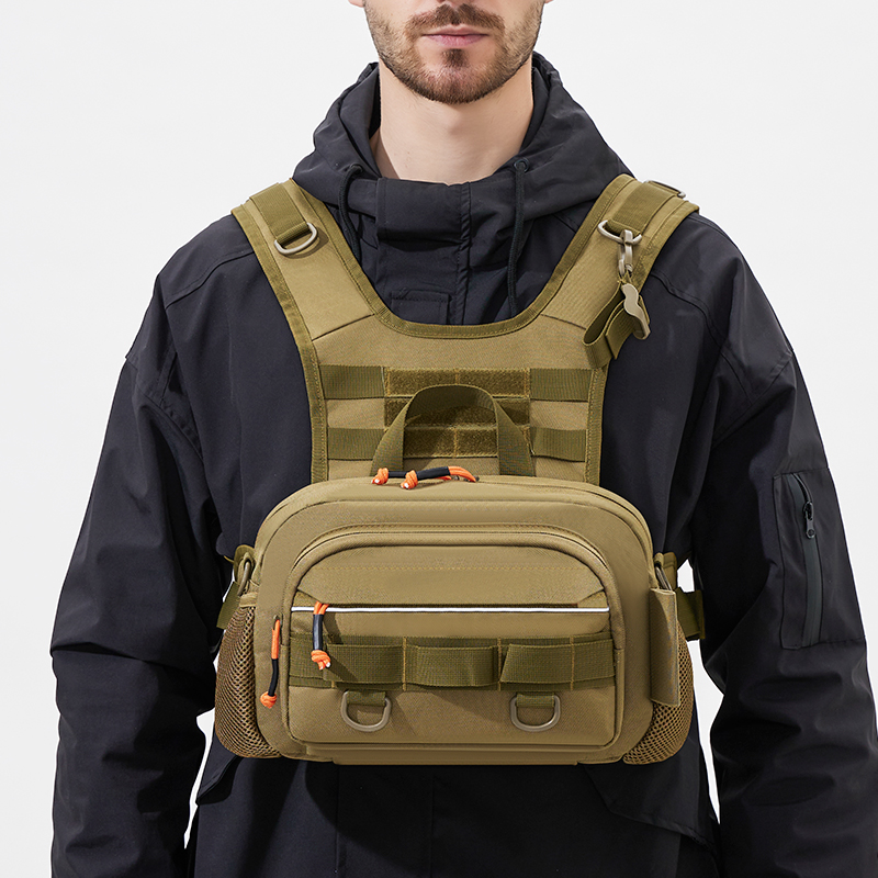 Men Chest Bag Tactical Fishing - مراجعة Fishing Vest وسعره