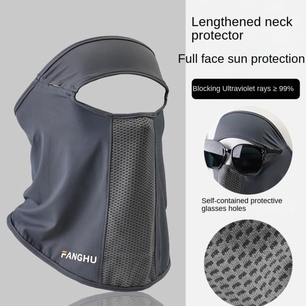 Summer Ice Silk Mask Anti-UV S - مراجعة Fishing Mask Sun Protection وسعره