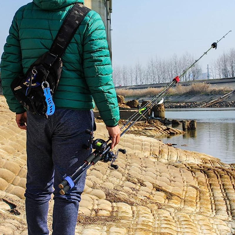 Fishing Rod Tie Holders Straps - مراجعة Fishing Belt وسعره