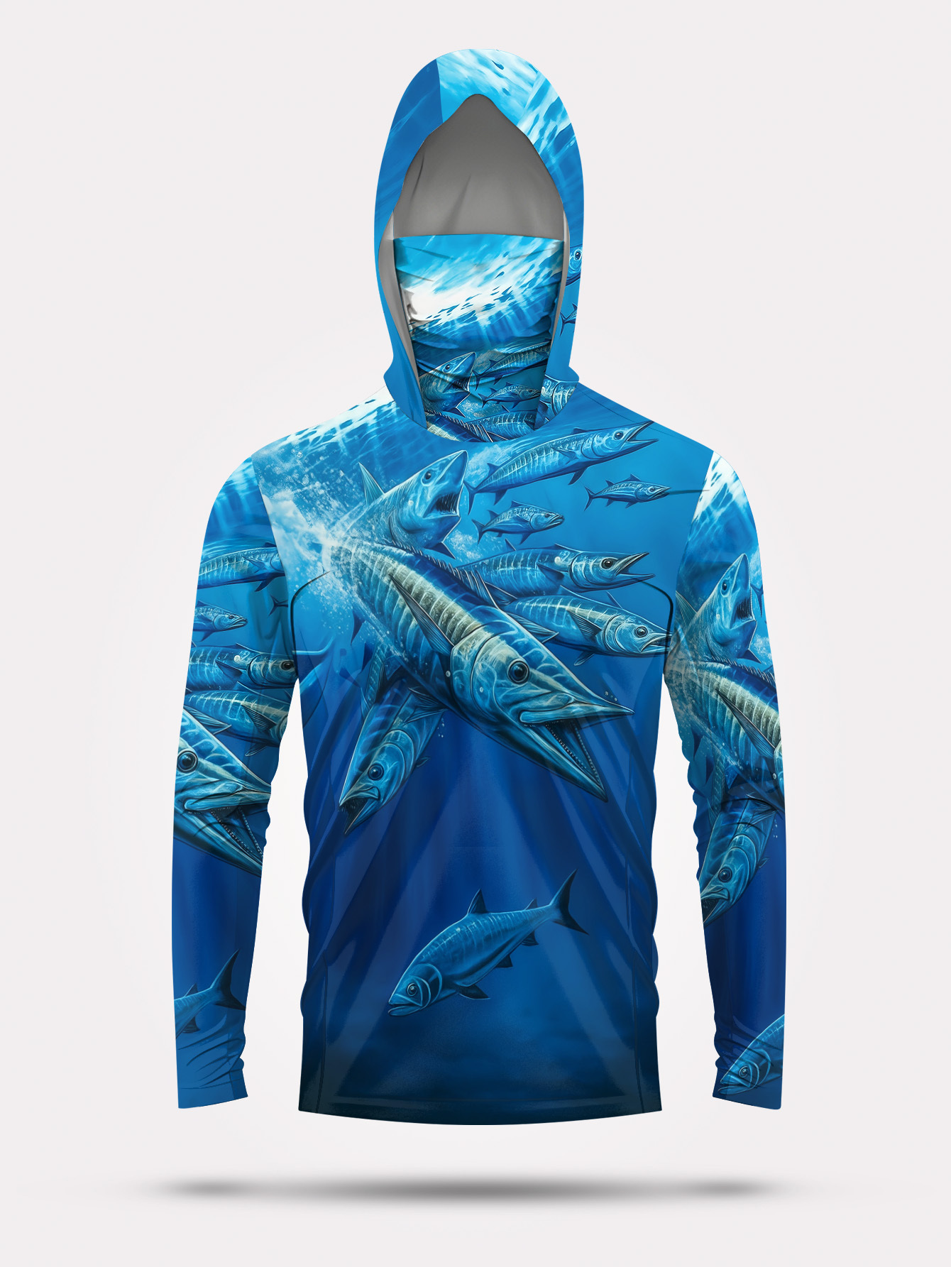 Men Hood Fishing Shirt long sl - مراجعة Fishing Hoodie وسعره
