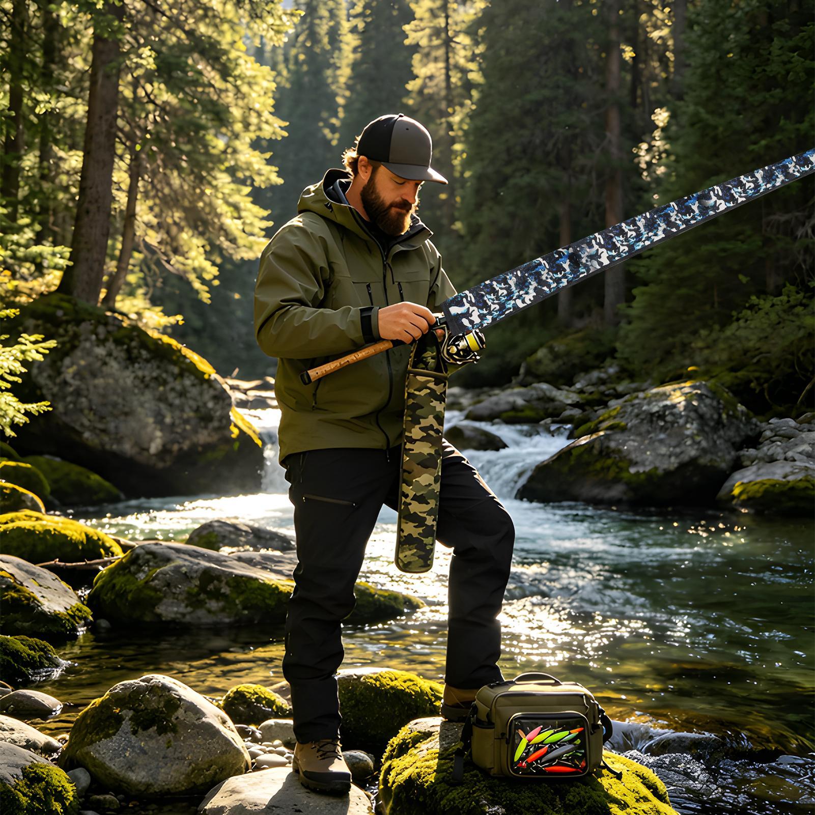 Fishing Rod Sleeve Adjustable  - مراجعة Fishing Socks وسعره
