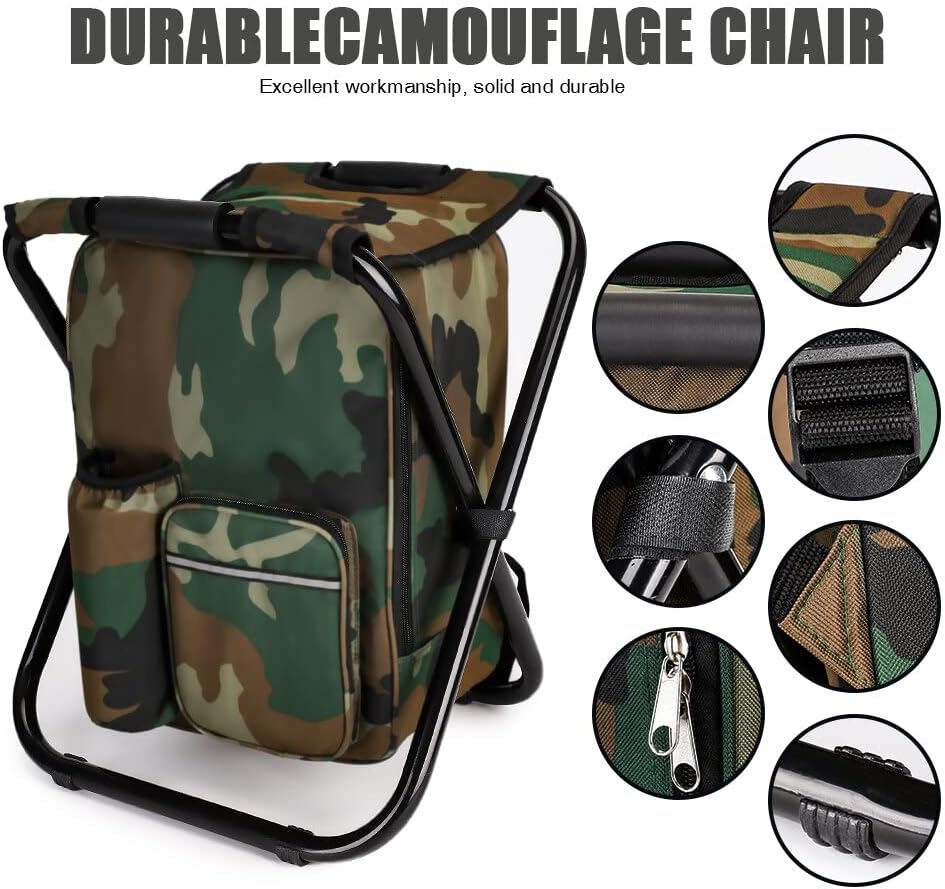 Portable Folding Camping Stool - مراجعة Fishing Bag Waterproof وسعره