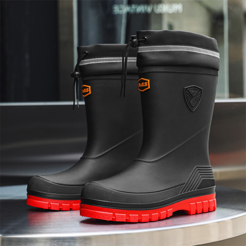 Fashion Men's Rain Boots Mid-C - مراجعة Fishing Boots وسعره