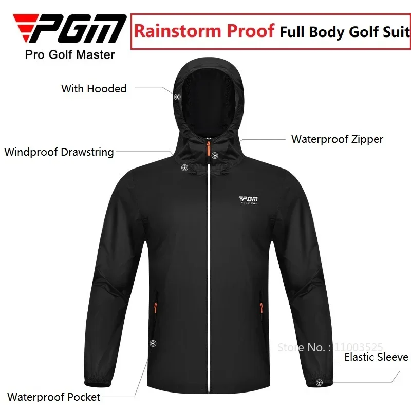 Pgm Men Golf Raincoat Rain Pan - مراجعة Fishing Rain Suit وسعره