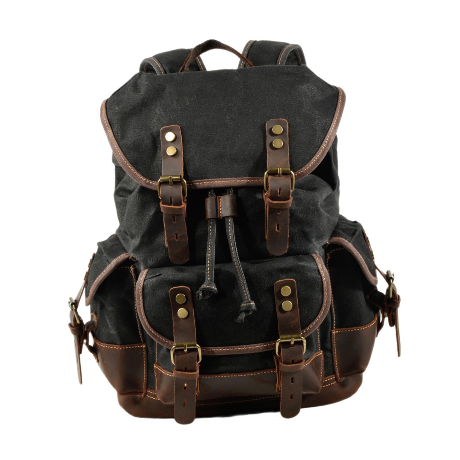 Canvas Backpack Outdoor Hiking - مراجعة Fishing Backpack وسعره